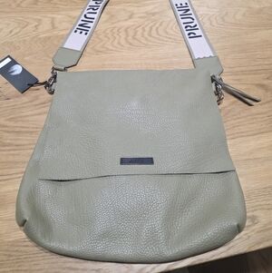 Prune Olive Green Crossbody Bag